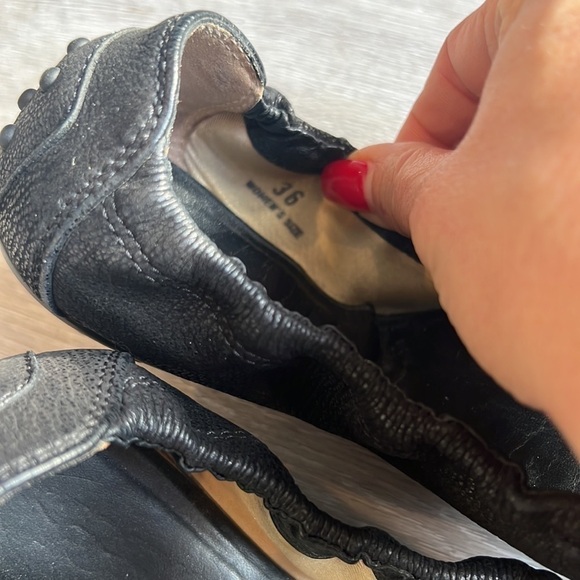 TOD’S leather and suede two tone slip on ballet flats size 6 - Picture 6 of 9